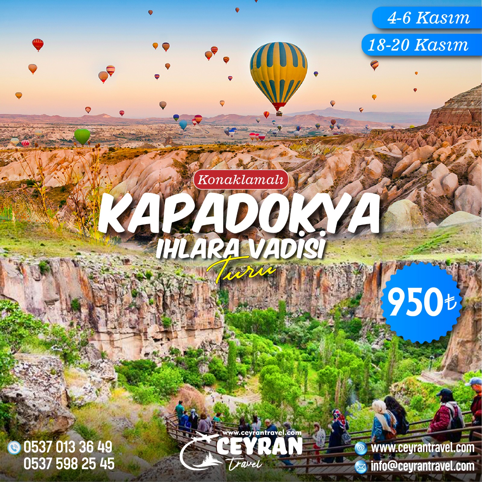 KAPADOKYA IHLARA TURU